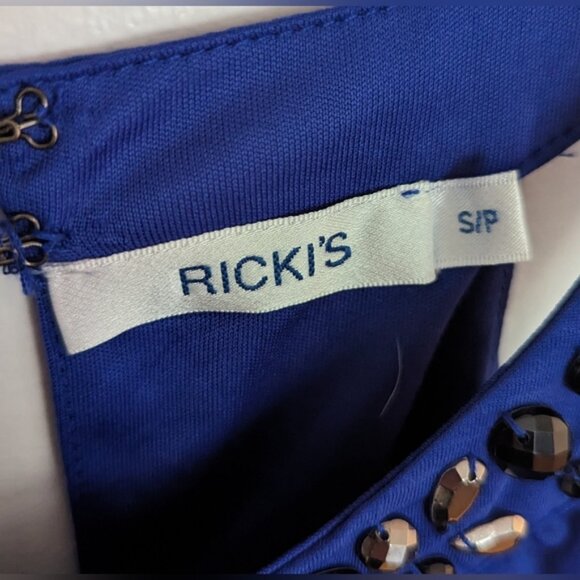 Womens Small Rickis Blue Shirt - Picture 4 of 6